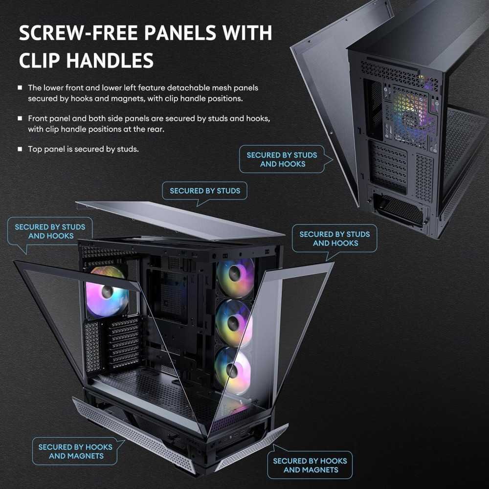 C7 ARGB Mid-Tower E-ATX Computer Case | TekChoice Electronics