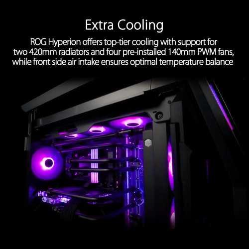 ROG Hyperion GR701 E-ATX Full-Tower PC Case for Maximum Cooling and Performance | TekChoice Electronics