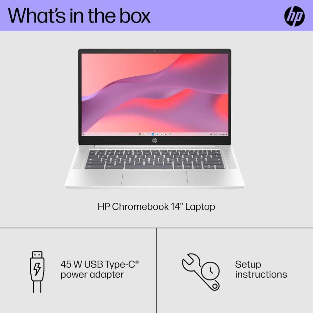 HP Chromebook 14 inch Laptop w/ FHD Display and Intel N100 | TekChoice Electronics