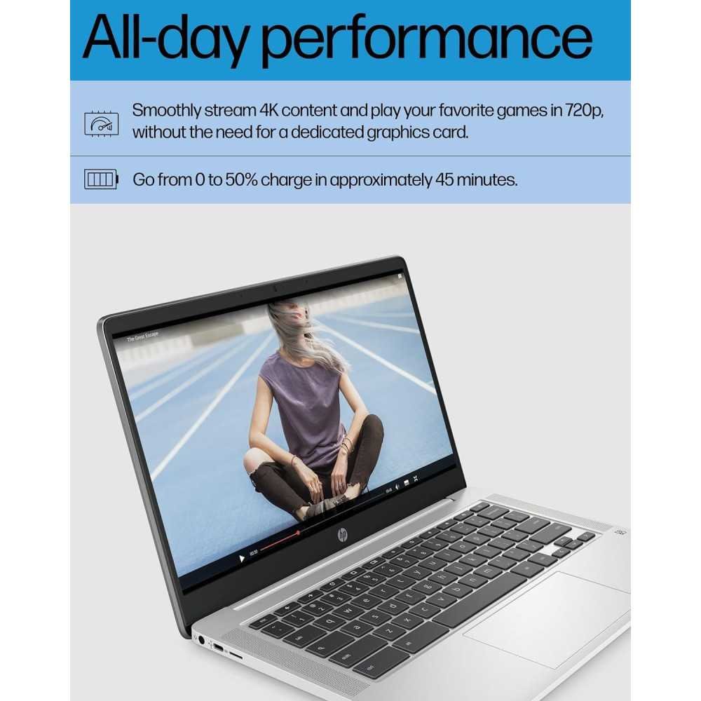 HP Chromebook 14 w/ Intel Celeron N4120, FHD Display, and Long-Lasting Battery Life | TekChoice Electronics