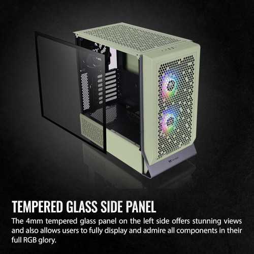Ceres 300 Matcha Green Mid Tower E-ATX PC Case | TekChoice Electronics
