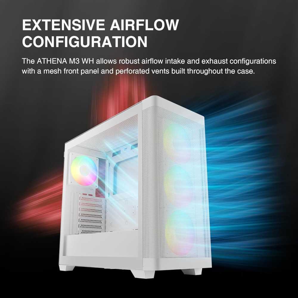 360mm AIO Compatible ATX Mid Tower PC Case | TekChoice Electronics