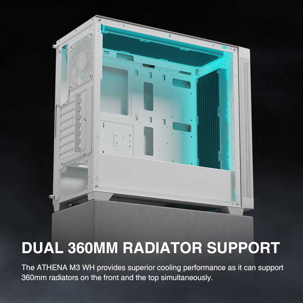 360mm AIO Compatible ATX Mid Tower PC Case | TekChoice Electronics
