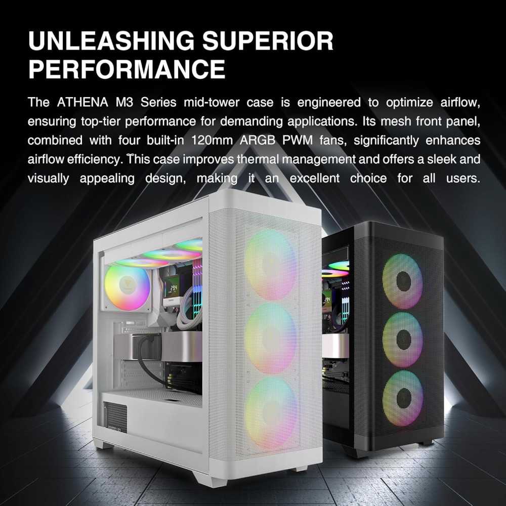 360mm AIO Compatible ATX Mid Tower PC Case | TekChoice Electronics