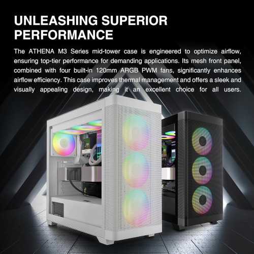 360mm AIO Compatible ATX Mid Tower PC Case | TekChoice Electronics