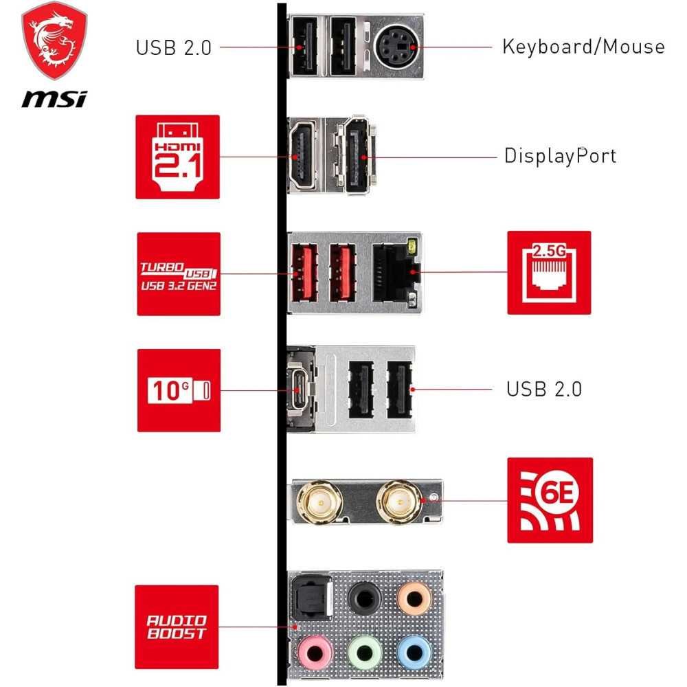 (LGA 1700) B760 Gaming Plus WiFi Motherboard | TekChoice Electronics