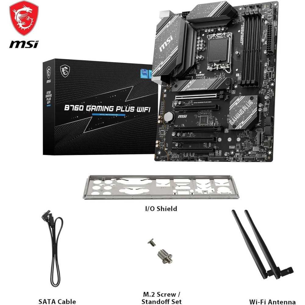 (LGA 1700) B760 Gaming Plus WiFi Motherboard | TekChoice Electronics