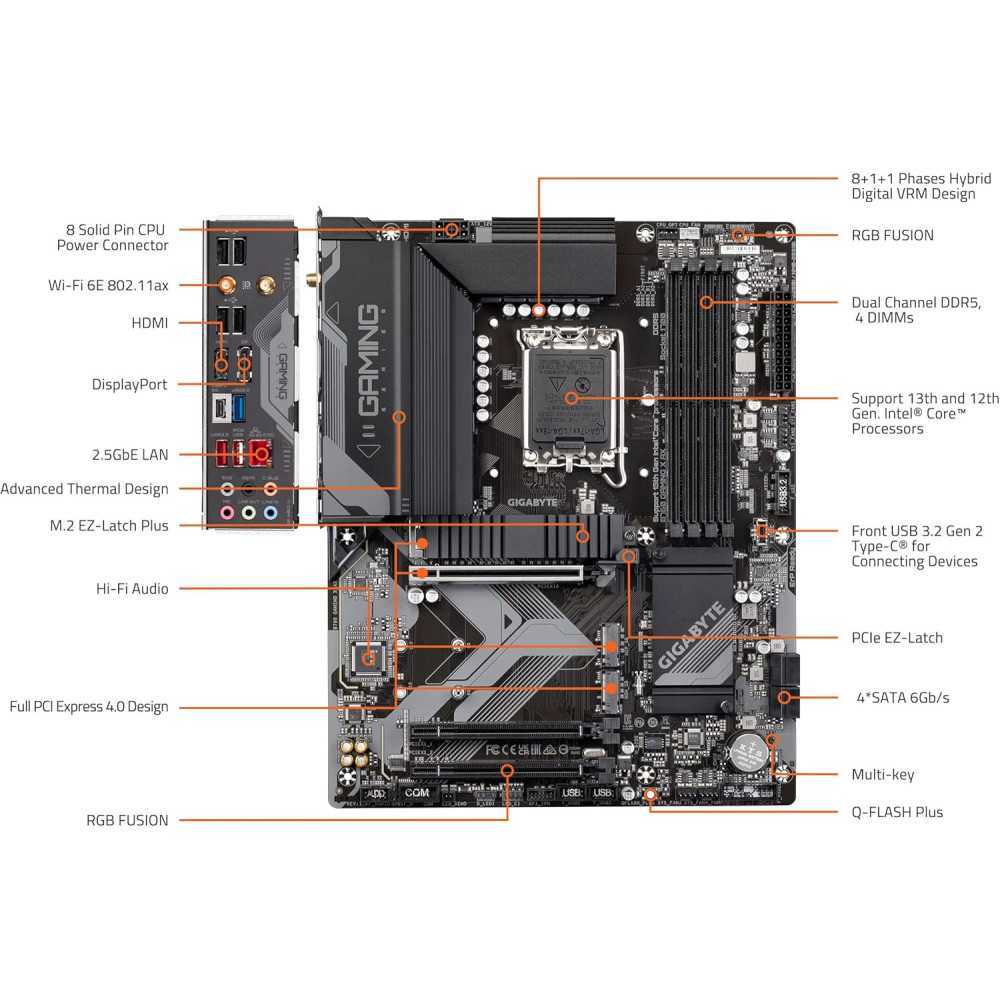 (LGA 1700) B760 Gaming X AX Motherboard | TekChoice Electronics