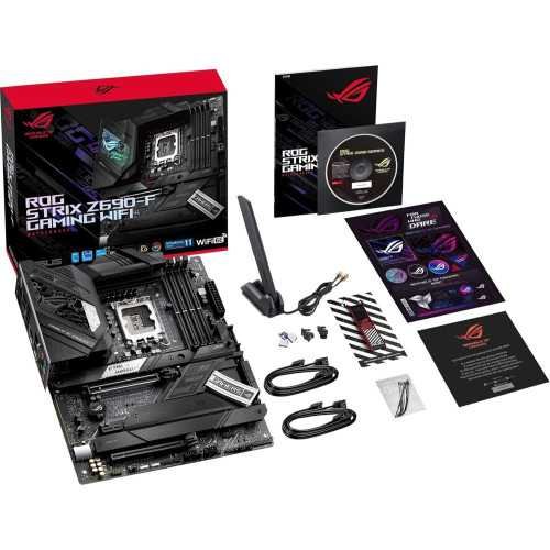 (LGA 1700) ROG Strix Z690-F Motherboard for Intel 12th Gen with Lightning-Fast Connectivity and Superior Performance Features | TekChoice Electronics