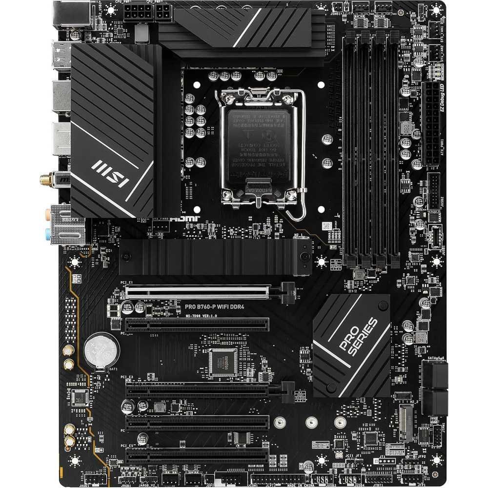 (LGA 1700) MSI PRO B760-P WiFi ProSeries Motherboard for Next-Gen Intel Processors | TekChoice Electronics