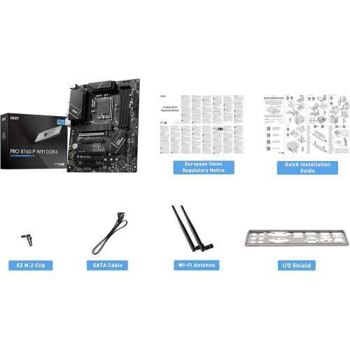 (LGA 1700) MSI PRO B760-P WiFi ProSeries Motherboard for Next-Gen Intel Processors | TekChoice Electronics