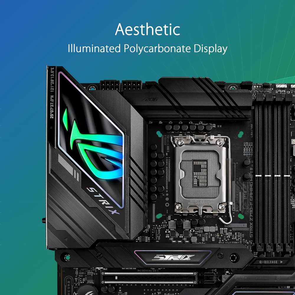 (LGA 1700) ASUS ROG Strix Z790-F Gaming WiFi II Motherboard | TekChoice Electronics