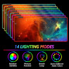 RGB 14 Lighting Modes Non-Slip Rubber Base - Gaming Mouse Pad
