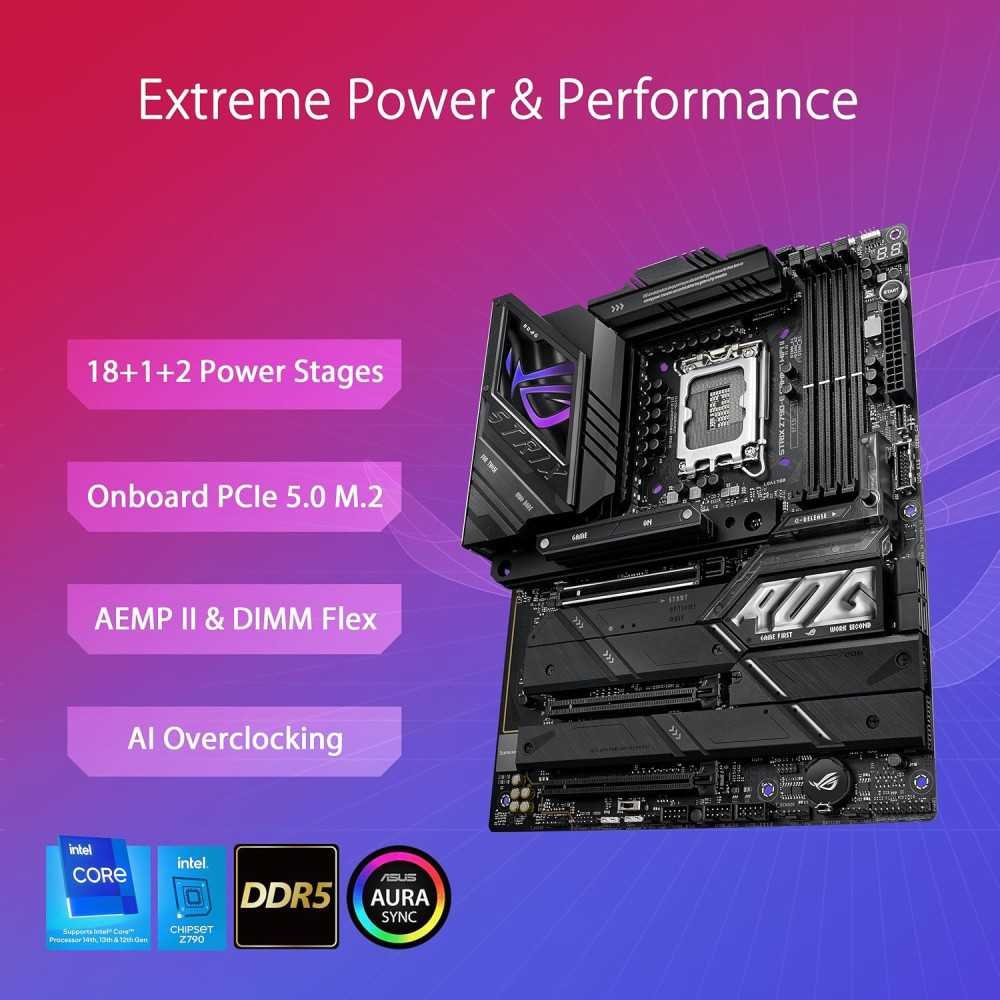(LGA 1700) ASUS ROG Strix Z790-E Gaming WiFi II Motherboard | TekChoice Electronics
