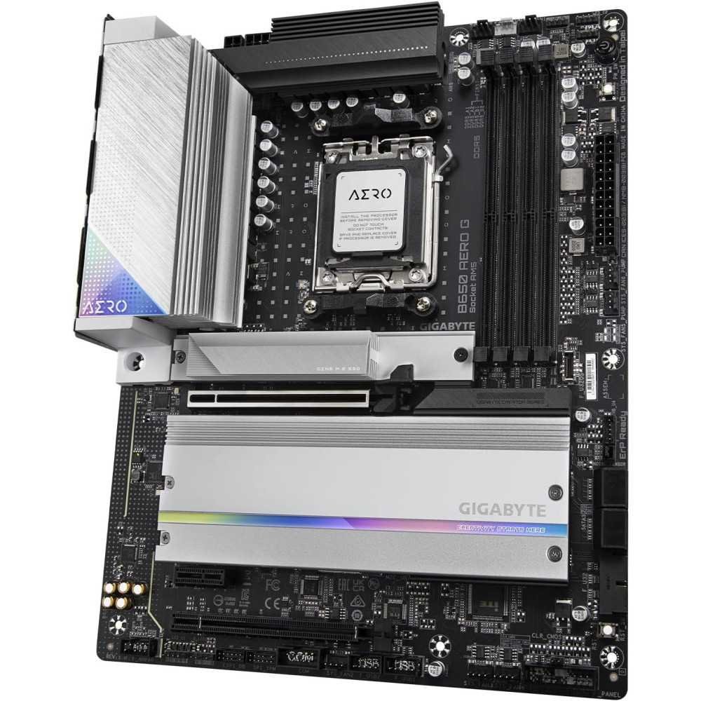 (AM5) GIGABYTE B650 AERO G Motherboard with DDR5 and PCIe 5.0 | TekChoice Electronics