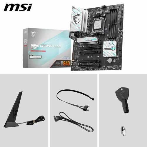 (AM5) MSI B840 Gaming Plus Motherboard for AMD Ryzen 9000/8000/7000 Processors, DDR5 Memory Boost, and Lightning-Fast | TekChoice Electronics