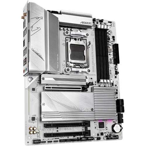 (AM5) GIGABYTE B650 AORUS Elite AX A Snow-White Marvel of Speed, Connectivity, and Durability | TekChoice Electronics