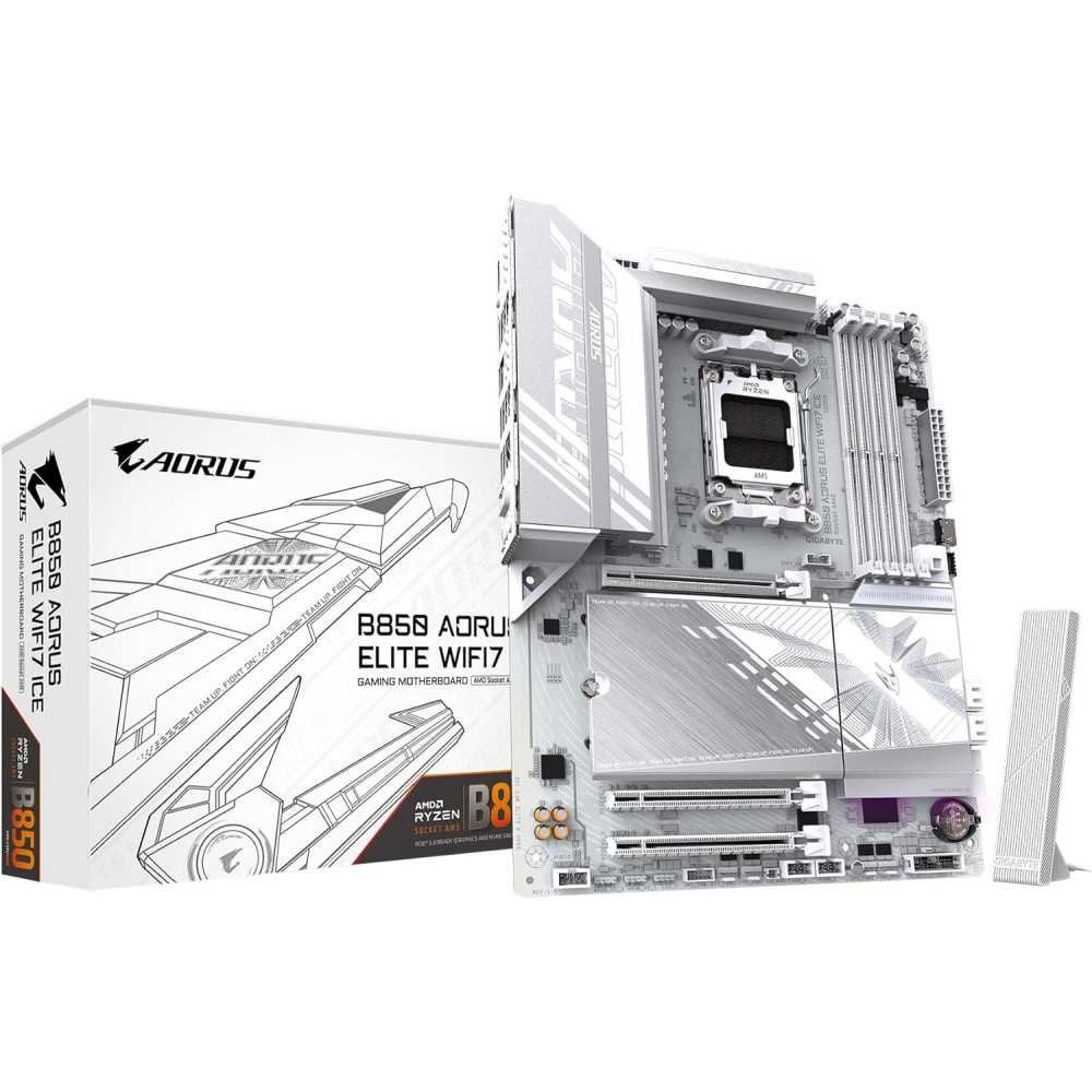 (AM5) GIGABYTE B850 AORUS Elite WIFI7 ICE AMD LGA 1718 Motherboard | TekChoice Electronics