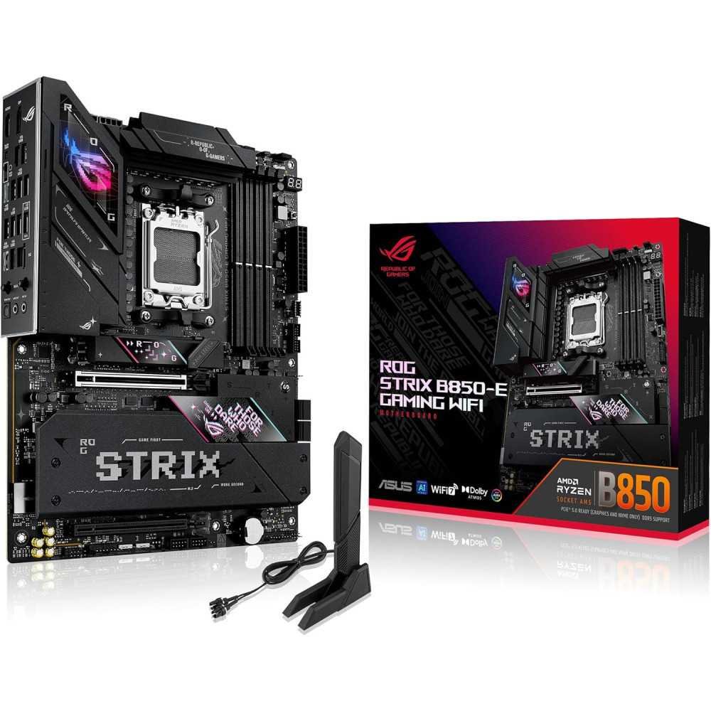 (AM5) ASUS ROG Strix B850-E Gaming WiFi Motherboard with DDR5, 5G LAN, and AI Enhancements | TekChoice Electronics