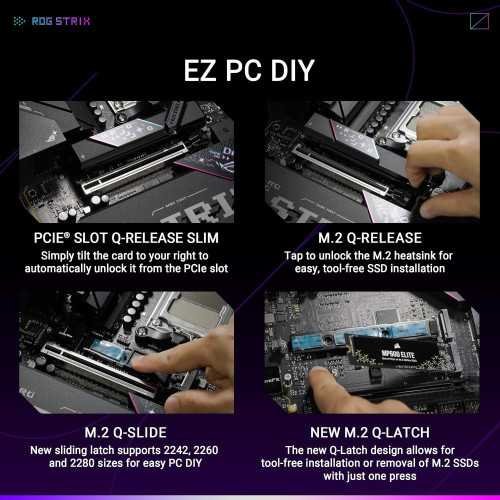 (AM5) ASUS ROG Strix B850-E Gaming WiFi Motherboard with DDR5, 5G LAN, and AI Enhancements | TekChoice Electronics