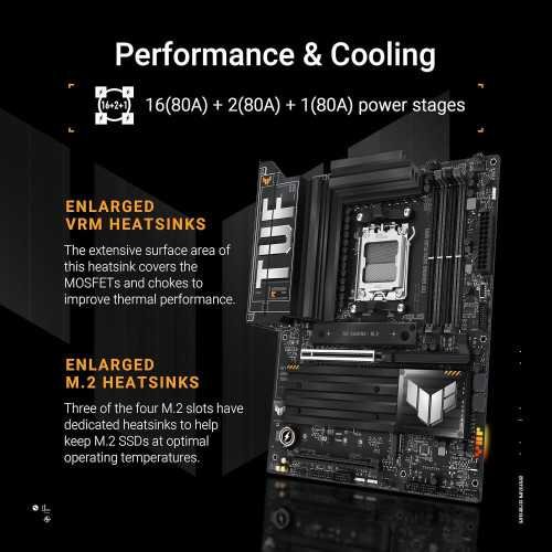 (AM5) ASUS TUF Gaming X870-PLUS WiFi AMD X870 ATX Motherboard | TekChoice Electronics