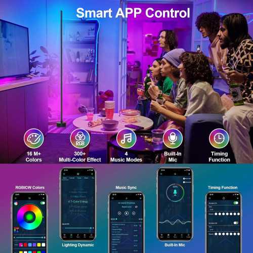 Smart RGB LED Corner Lamp for Modern Living | TekChoice Electronics