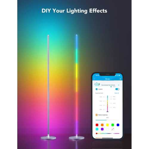 Smart RGBIC Floor Lamp with Alexa Integration | TekChoice Electronics