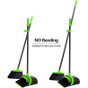 52"Long Handle Broom with Stand Up Dustpan Combo - Broom and Dustpan Set