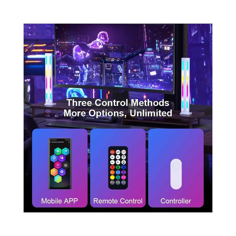 Smart LED Light Bars for Mood Lighting and Gaming Experience | TekChoice Electronics