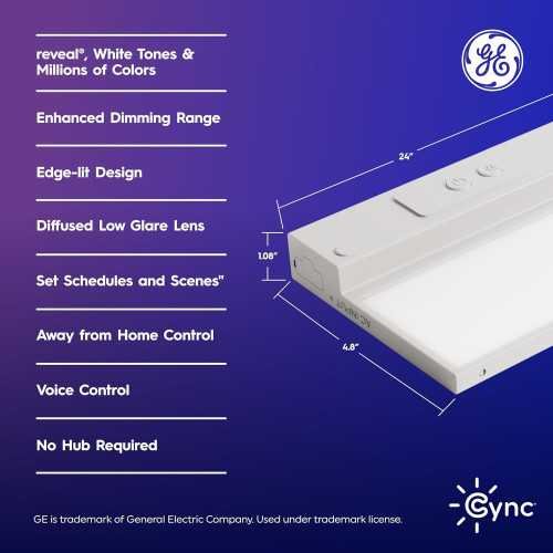 GE Cync Reveal HD+ Smart Undercabinet Light Fixture | TekChoice Electronics