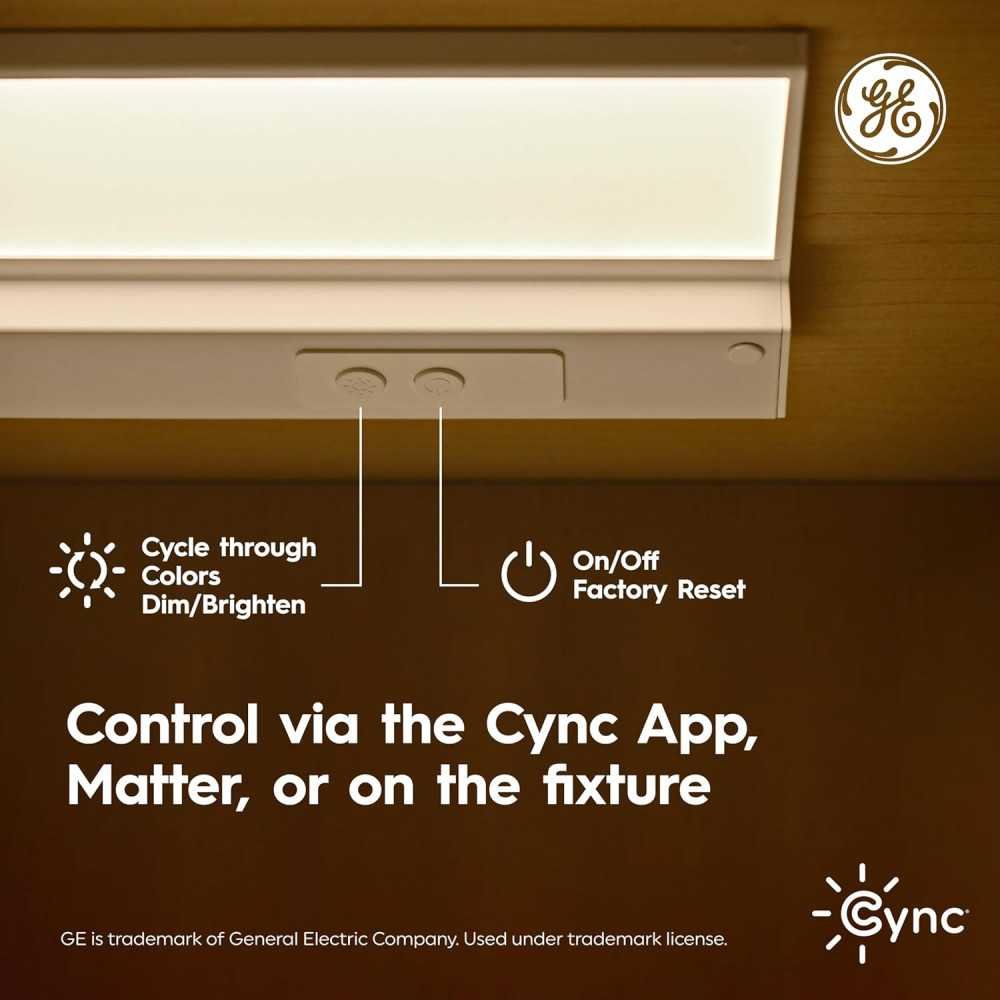 GE Cync Reveal HD+ Smart Undercabinet Light Fixture | TekChoice Electronics