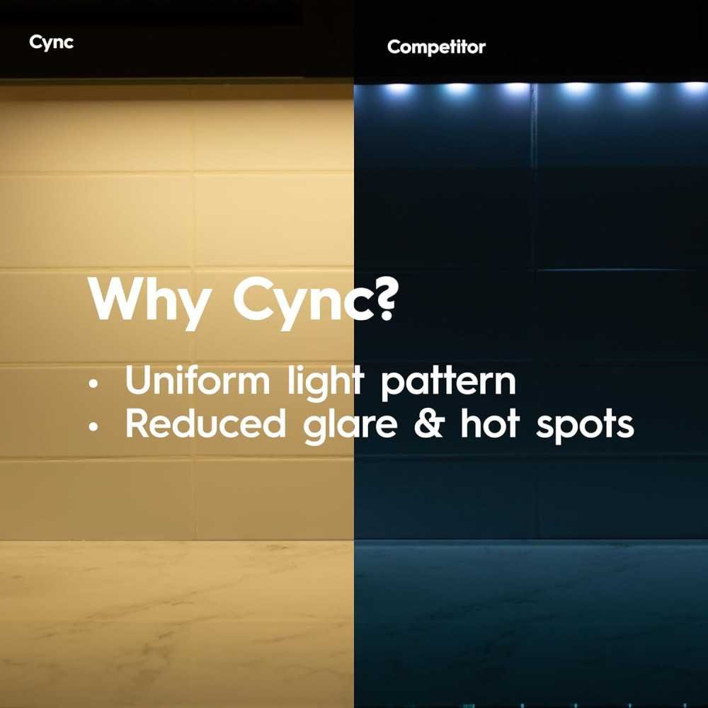GE Cync Reveal HD+ Smart Undercabinet Light Fixture | TekChoice Electronics