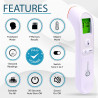 ByFloProducts Forehead Digital Thermometer