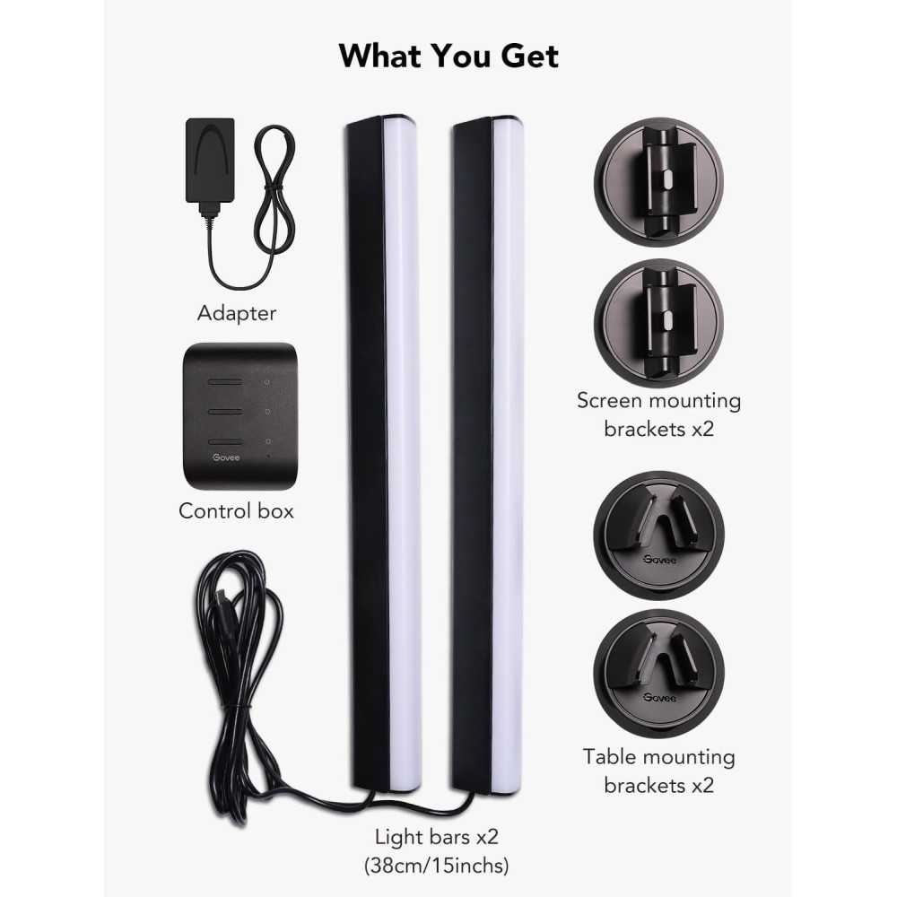 Govee RGBIC 15 inch WiFi Smart Light Bars | TekChoice Electronics