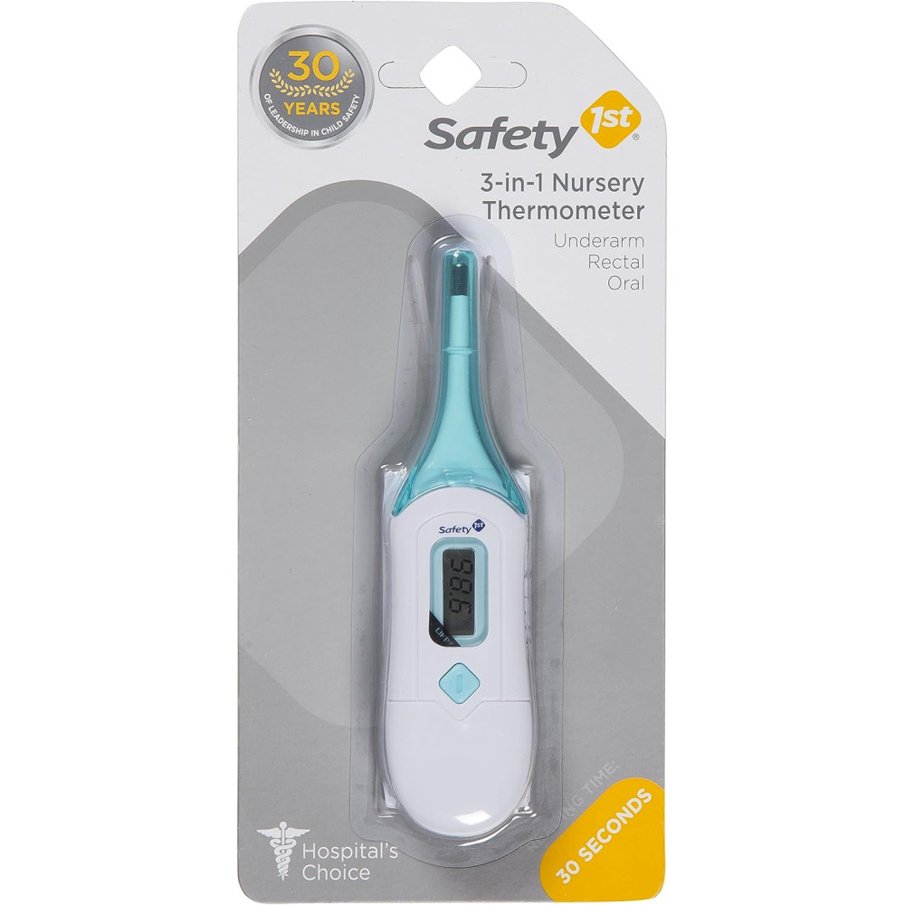 3 in 1 Nursery Thermometer in Arctic Blue by Safety 1st