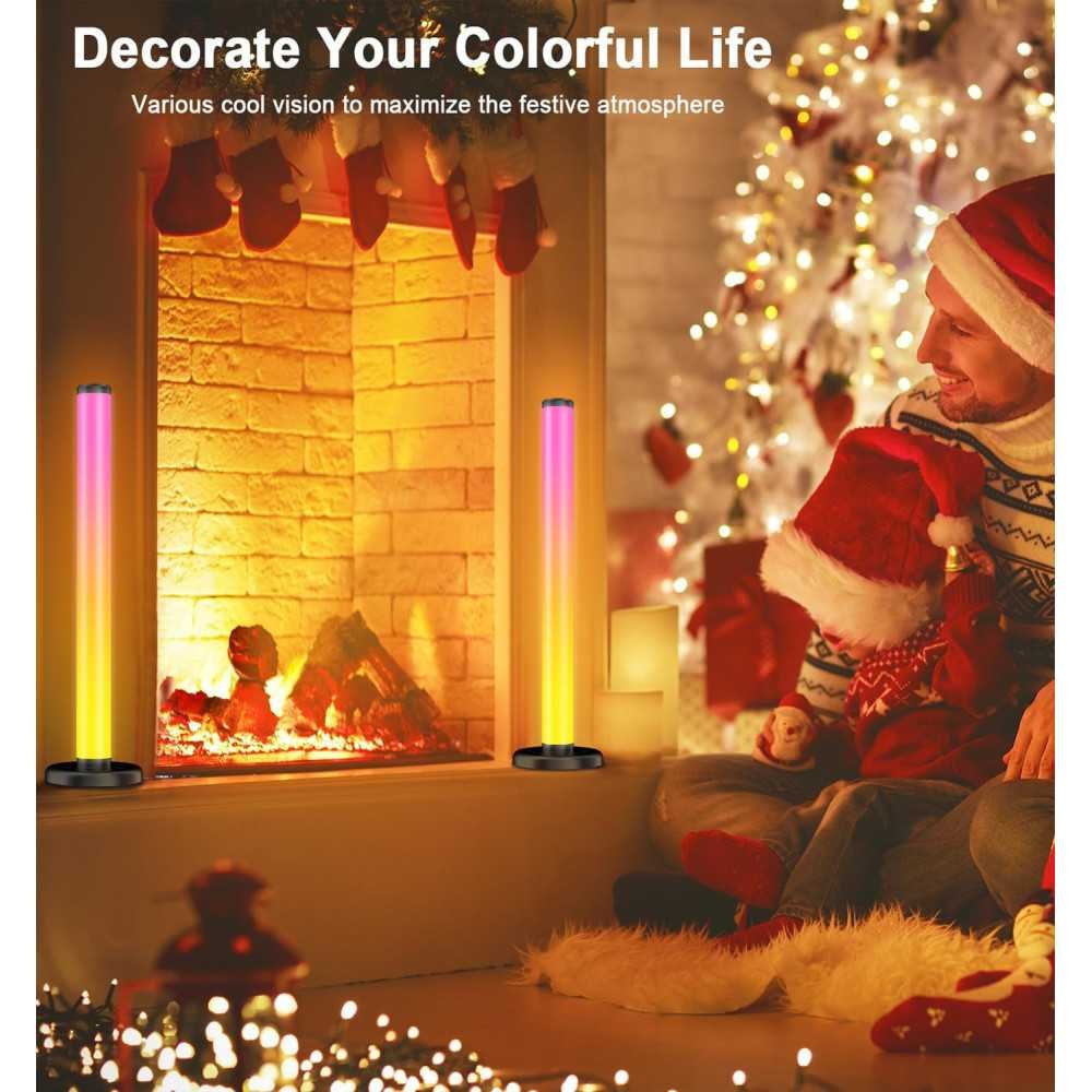 360° LED Light Bar with Color Change, Music Sync, and Bluetooth Control | TekChoice Electronics