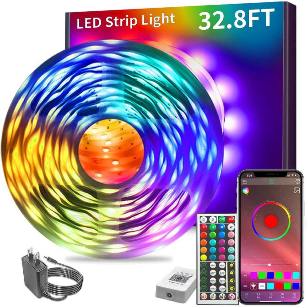 Smart LED Light Strip with Music Sync, App Control and Bluetooth Control | TekChoice Electronics