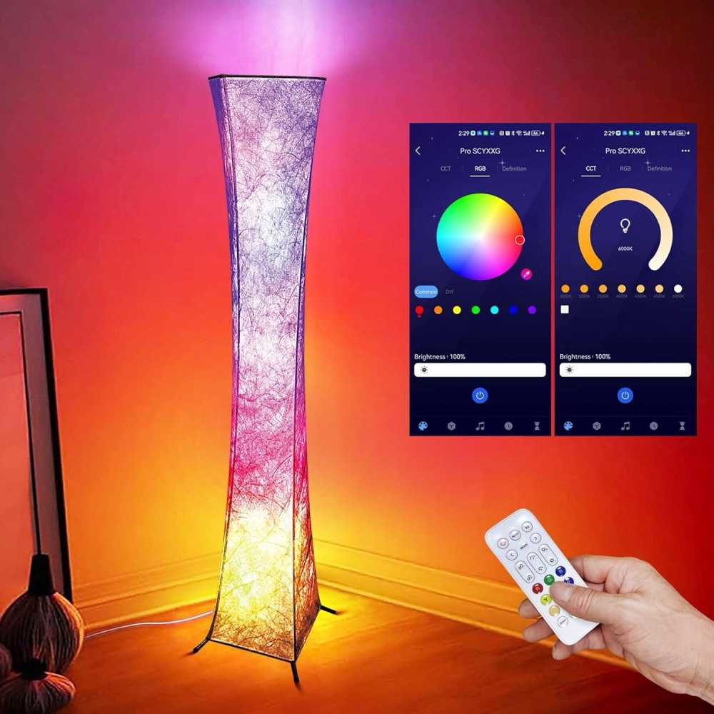 Smart RGB LED Corner Lamp with Music Sync and Custom Color Options | TekChoice Electronics Smart RGB LED Corner Lamp with Music Sync and Custom Color Options | TekChoice Electronics