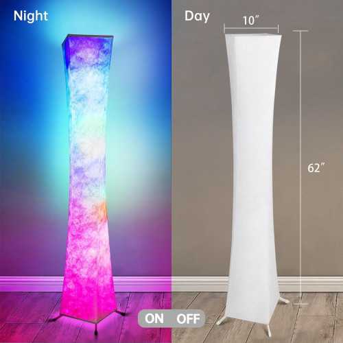 Smart RGB LED Corner Lamp with Music Sync and Custom Color Options | TekChoice Electronics
