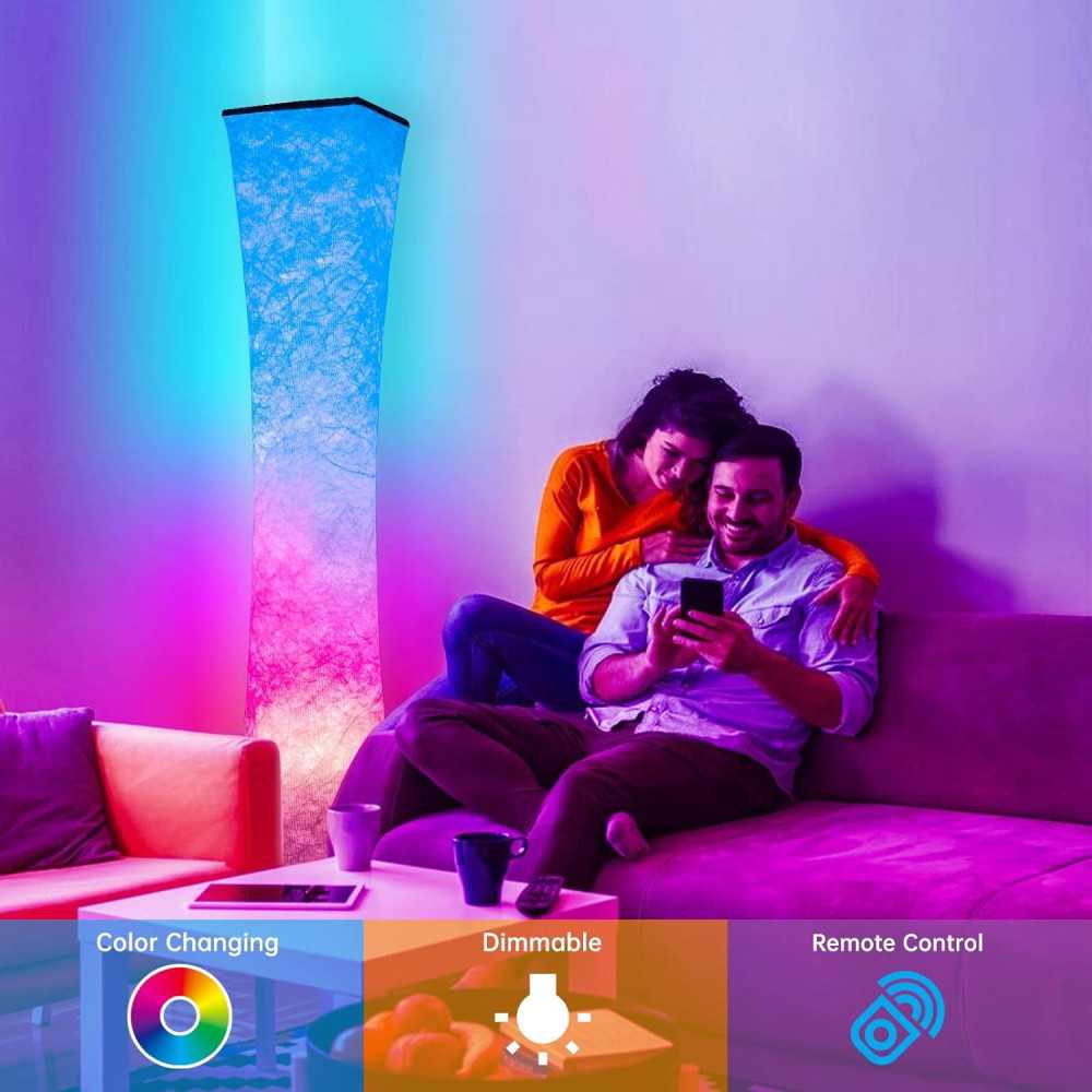 Smart RGB LED Corner Lamp with Music Sync and Custom Color Options | TekChoice Electronics