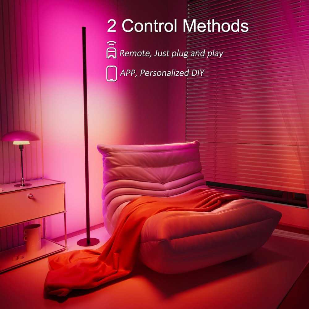 Smart Dual Light Control Corner Floor Lamps | TekChoice Electronics