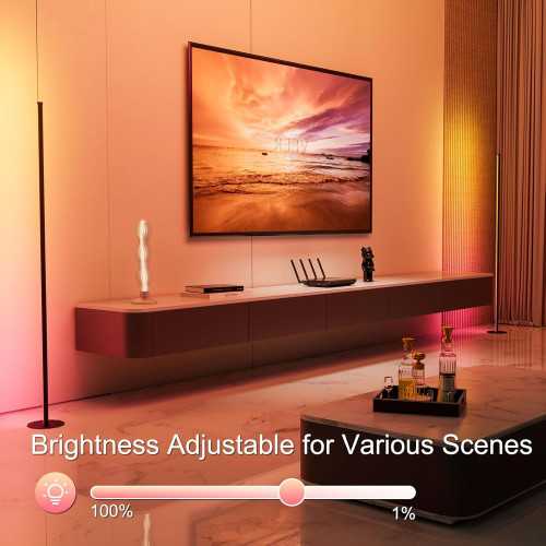 Smart Dual Light Control Corner Floor Lamps | TekChoice Electronics