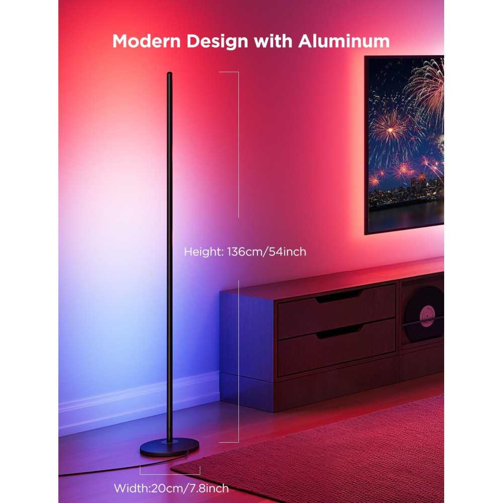 Govee RGBIC Floor Lamps - Smart Voice-Controlled Lighting Duo | TekChoice Electronics