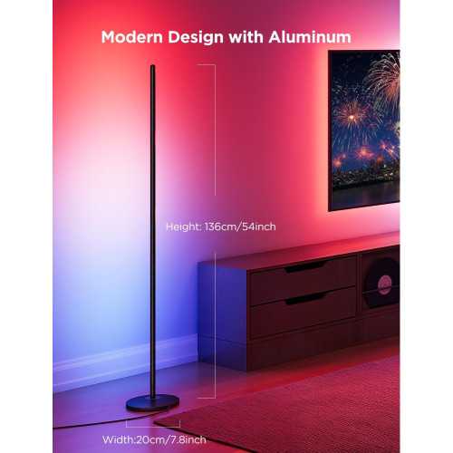 Govee RGBIC Floor Lamps - Smart Voice-Controlled Lighting Duo | TekChoice Electronics