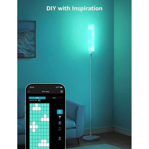 Smart LED Floor Lamp with AI Integration and Music Sync | TekChoice Electronics