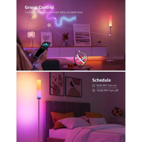 Smart LED Floor Lamp with AI Integration and Music Sync | TekChoice Electronics