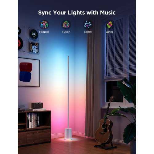 Smart RGBIC Floor Lamp with Music Sync and Scene Modes | TekChoice Electronics