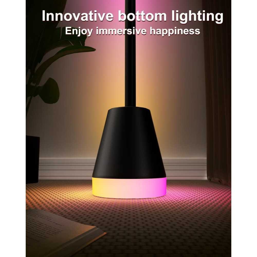 Smart RGB LED Floor Lamp for Modern Living Rooms and Bedrooms | TekChoice Electronics