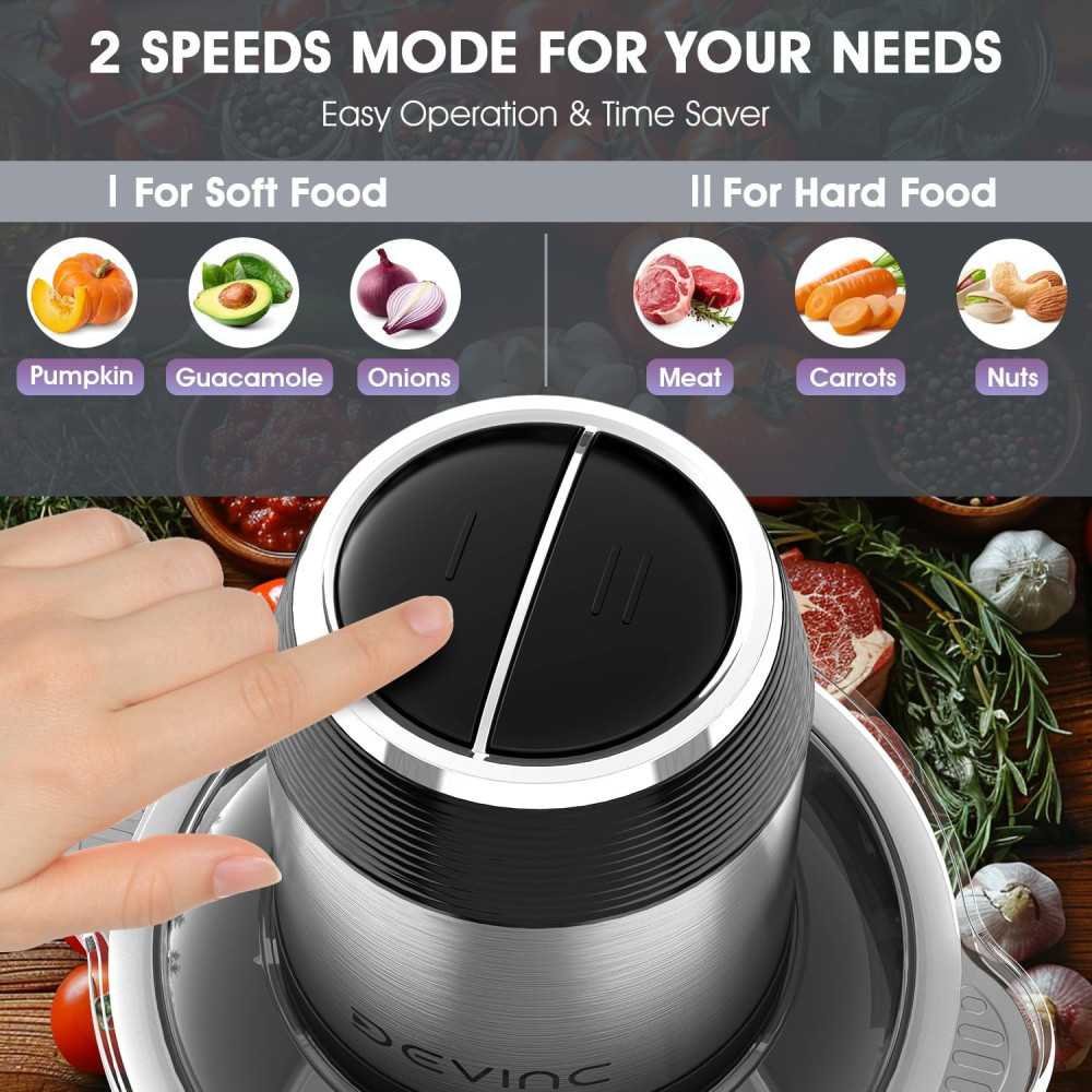 Electric Food Processor and Mini Meat Grinder | TekChoice Electronics