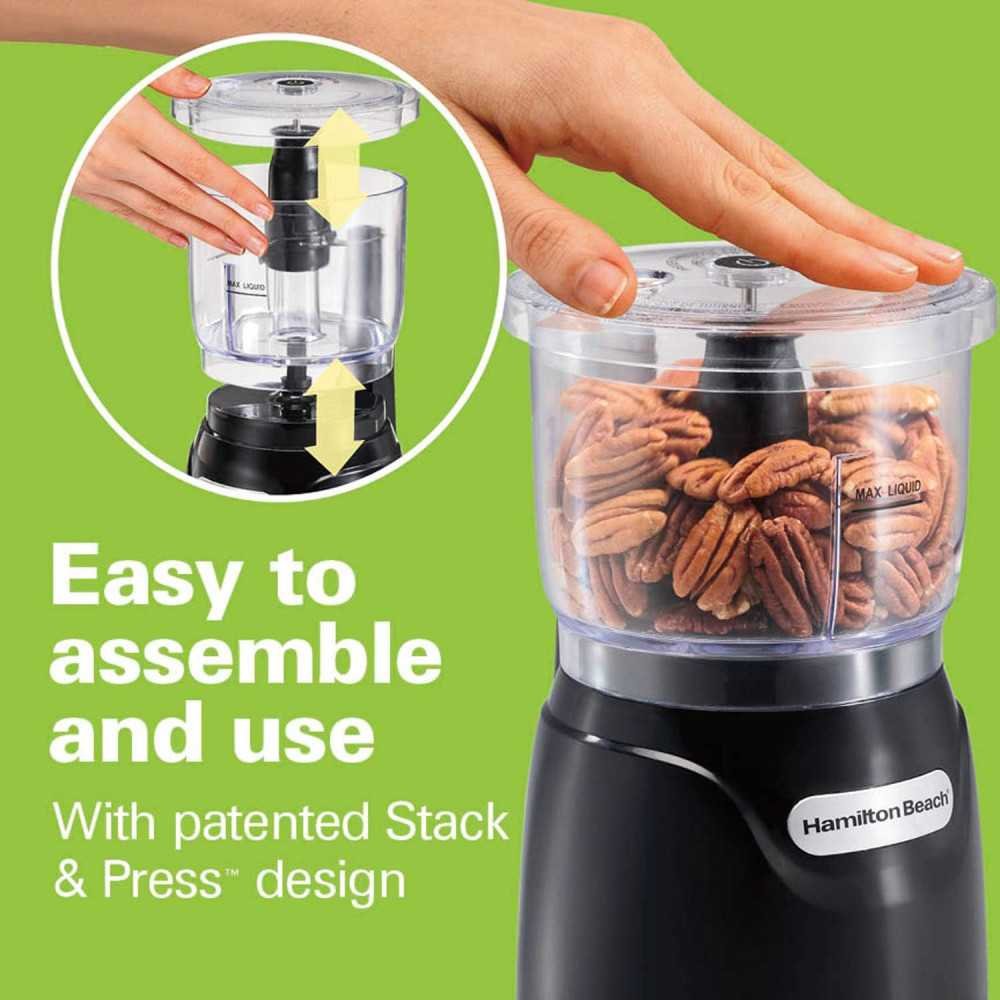 Hamilton Beach 3-Cup Electric Vegetable Chopper & Mini Food Processor | TekChoice Electronics